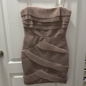 BCBG Max Azria strapless cocktail dress